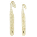 2pcs 18mm/20mm Huge Crochet Hooks Knit Knitting Needles Transparent Handle