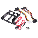 2X 2.5 inch SSD to 3.5 inch Internal Hard Disk Drive Mounting Bracket KitB Hn