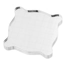 Clear Acrylic Block Stamp Blocks with Grid Stamping Craft Tool DIY 75x75mm