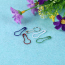 100X Metal Pins Calabash Gourd Shape Clips Knitting Stitch Holder Marker Tag Pin