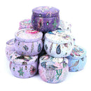 1Pc Mermaid Candy Tin Box Round Gift Box Handmade Soap Candle Jar Packaging  Nw
