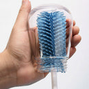 Silicone Bottle Brush 360 Degree Rotation Baby Pacifier Cup Cleaning BruSEAU
