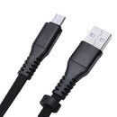 USB to Micro-USB Short Flat Charging Cable with Metal Connector for Android H9U1