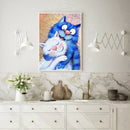 5D DIY Full Drill Diamond Painting Cat Cross Stitch Embroidery Kit (C1107)