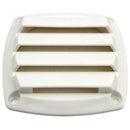 4xWhite Plastic Mini Boat Round louvred Hose Hull Air Vent Grille 3inch 76mm