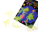 Dinosaur three-dimensional wall stickers Furnishing fluorescent decoration  3C