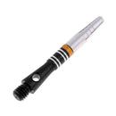 Aluminum Alloy 360 Degree Rotating Medium Dart Shaft Stem Accessories Black