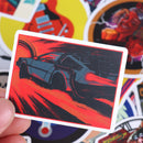 50Pcs Back To The Future Skateboard Anime Movie Stickers Laptop Luggage Deca&+