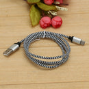 Aluminum Alloy Nylon Type-C Power Data Cable for Android Smart Phone Tablet