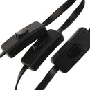 1 to 3 OBD2 Male to Female Splitter Extension Cable Connector With Switch