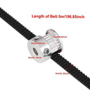 GT2 Timing Belt Pulley, 8Pcs 5mm 20 Teeth Timing Pulley Wheel and GT2 5 Met L1N2