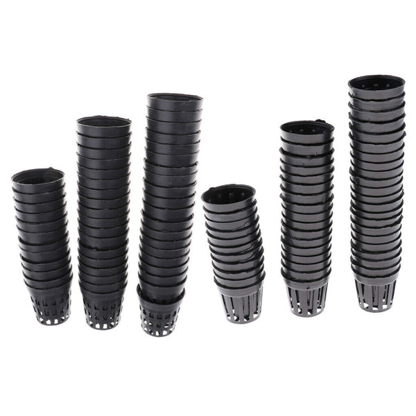 200Pcs Aquarium Water Grass Basket Plastic Water Plant Pot Fish Tank Mini