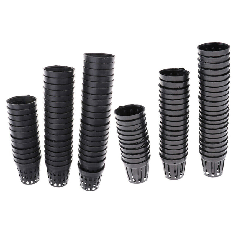 200Pcs Aquarium Water Grass Basket Plastic Water Plant Pot Fish Tank Mini