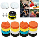 22pcs 3" Buffing Waxing Polishing Sponge Pads Kit Set For Car Pad Polisher K0Y9