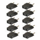 10X US USA to EU Euro Europe AC Power Plug Converter Travel Adapter Charger MO