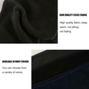 Outdoor Fleece Ponytail Headband Yoga Running Fitness Sweatband (Black) A