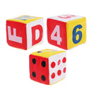 Sponge Dice Foam Dot Dice Children Playing Dice for Math Teaching 1-6 Spots