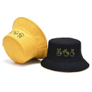 Double-sided Casual Finger Gesture Ok Bucket Hat Women Summer Fold Two Sided OZ