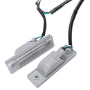 1X(Rear Back License Plate Light With Trunk Switch Button For Cruze Chevrol
