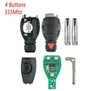 Car Remote Key 4 Buttons Fit For Mercedes-Benz W169 W245 W203 W208 W209 W20