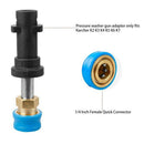Pressure Washer Adapter with 1/4 Inch Blue Holder Coupler Brass Female D8G7