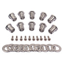 10 Sets Hex Threaded Bushing Ferrules for Box Guitar Tuning Peg Tuner Machine