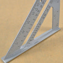 Rustproof Square Metal 90 Degrees Wear Resistant Durable Angle Triangle Ruler