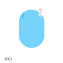 2Pcs Oval Car Auto Fog Rainproof Rearview Mirror Protect Film Accessory U8R9