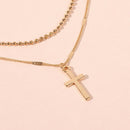 Bohemian Multi-layer Cross Pendant Chain Necklace Choker Statement JewelryGiftOZ