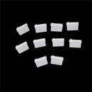 10pcs Clear Rubber A Type Female USB Anti Dust Protector Plugs Stopper CoF3C