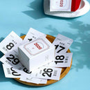1PC 2020 Mini Desktop Calendar Daily Scheduler Table Planner Yearly Organi-ME