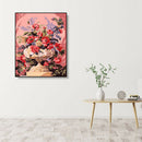 Painting By Numbers Kit DIY Brilliant Flower Canvas Oil Art Picture Craft A