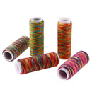 5pcs Rainbow Color Sewing Thread Hand Quilting Embroidery Sewing Thread A