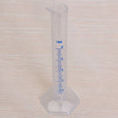 4pcs Plastic Graduated Laboratory Measuring Cylinder 10mL,25mL,50mL,100mL Kit