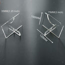 Horizontal Tabletop Desk Top Baseball Bat Acrylic Holder Display Stand Rack