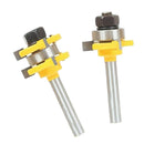 Tongue And Groove Router Bit Set 8mm Shank Woodworking Tools