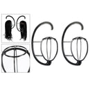 2x Wig Hanger Portable Hanging Wig Stand for All Wigs Hats Collapsible Wig Dryer