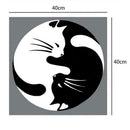 Black White Cat 5D Diamond Painting Embroidery DIY Cross Stitch Home Decor