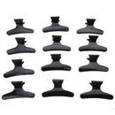12pcs Plastic Hairdressing Butterfly Hair Style Claw Salon Section Clip Clamps