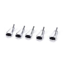 80pcs 10Sizes Steel Fishing Rod Pole Guide Tip Top Ring Eye Repair Kit Black MME