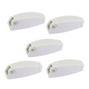 5pcs Marine Boat Replacement Safety Door Gate Latch White Plastic Clip