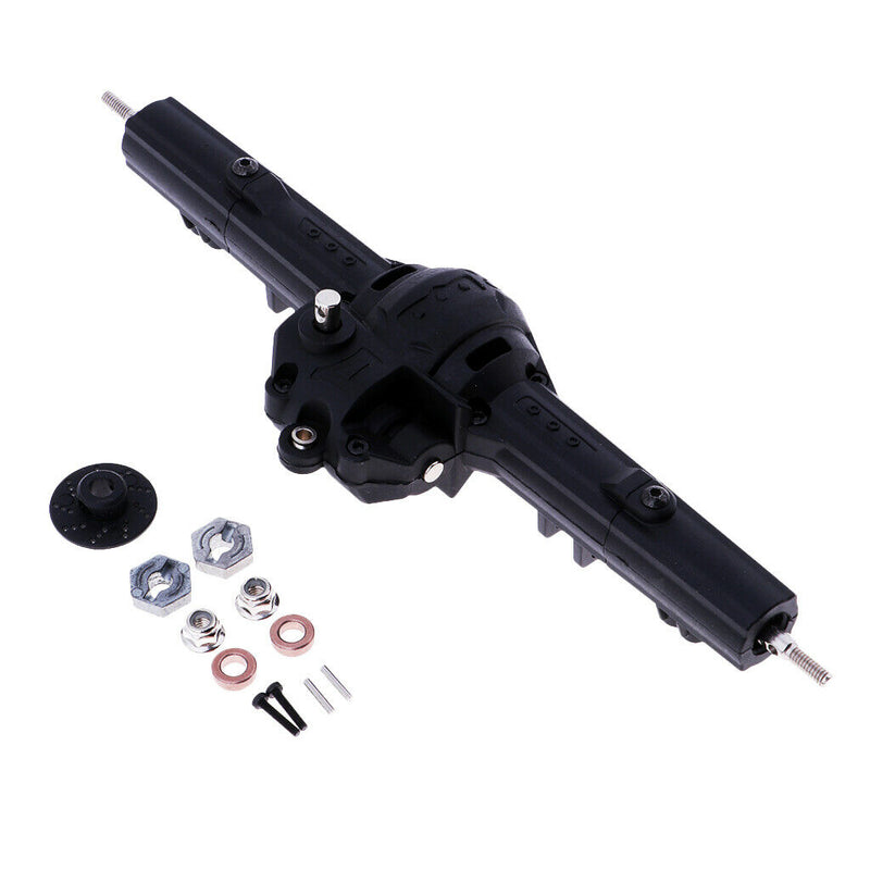 Metal Rear Axle w/ Housing & Gear Box for 1/10 HG P401/P402/P601 Crawler Car