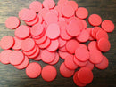 100Pc Opaque Plastic Board Game Counters Tiddly winks Numeracy Teaching Aids