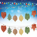 220cm Autumn 6 Maple Leaf Thanksgiving Day Wedding Hanging Holiday Decoratio Hn