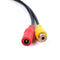 23 in Car Backup Reverse Camera 4 Pin Male To RCA Female Power Adapter Q0I6