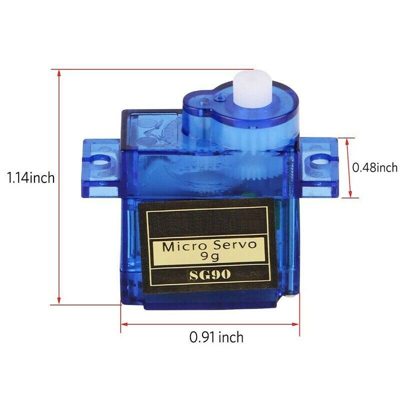 SG90 Mini Servo Motor 9G Servo with 120Pcs Multicolored Dupont Wire 40Pin M G8H3