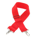 Adjustable Snare Drum Strap Belt With Metal Hook for Snare Drum Accessories Red