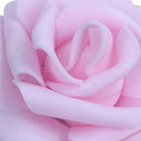 50x Foam Roses Artificial Flower Wedding Bride Bouquet Party Decor DIY Pink