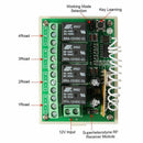12V 4CH Channel 433Mhz Wireless Remote Control Switch Integrated Circuit WitZ7L7