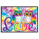 Colorful owl love diy 5d diamond painting embroidery cross stitch home decor M&O
